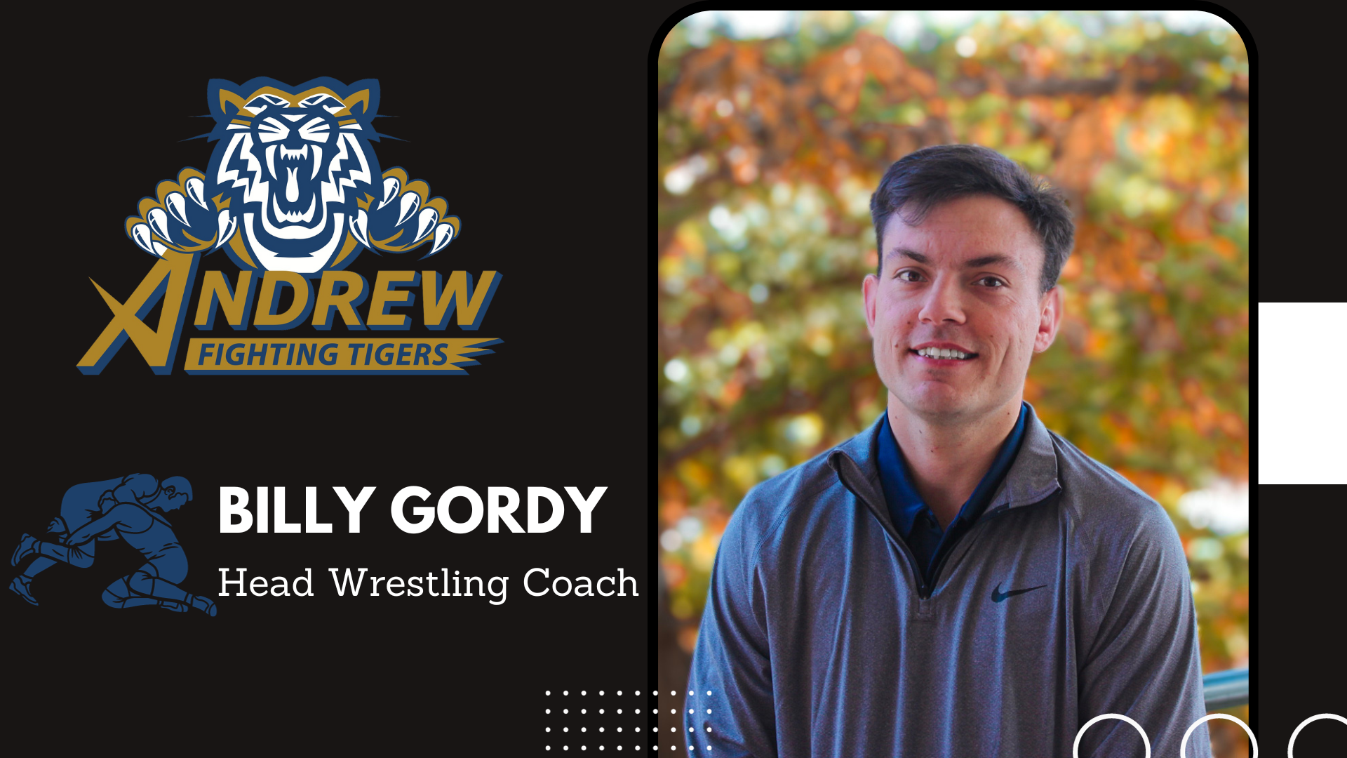 Andrew College Names Billy Gordy As Head Coach For Wrestling