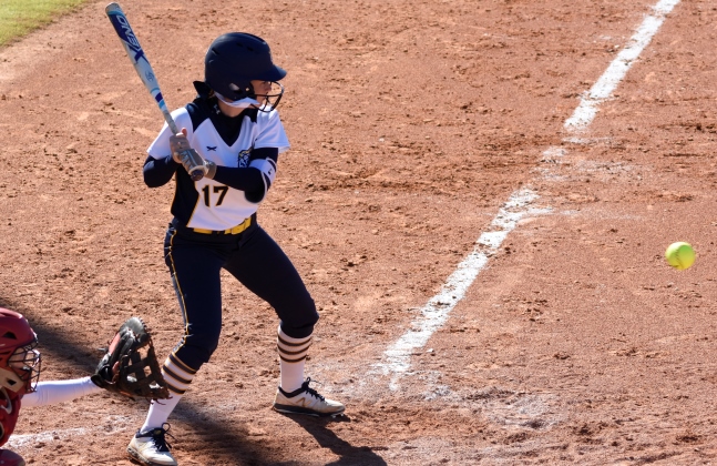 Abigail McIntosh with a huge day at the plate.
