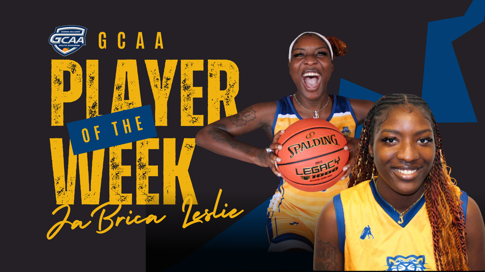 JaBrica Leslie Named GCAA Player Of The Week