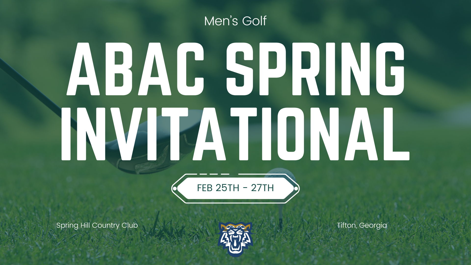 Golf Competes In ABAC Spring Invitational