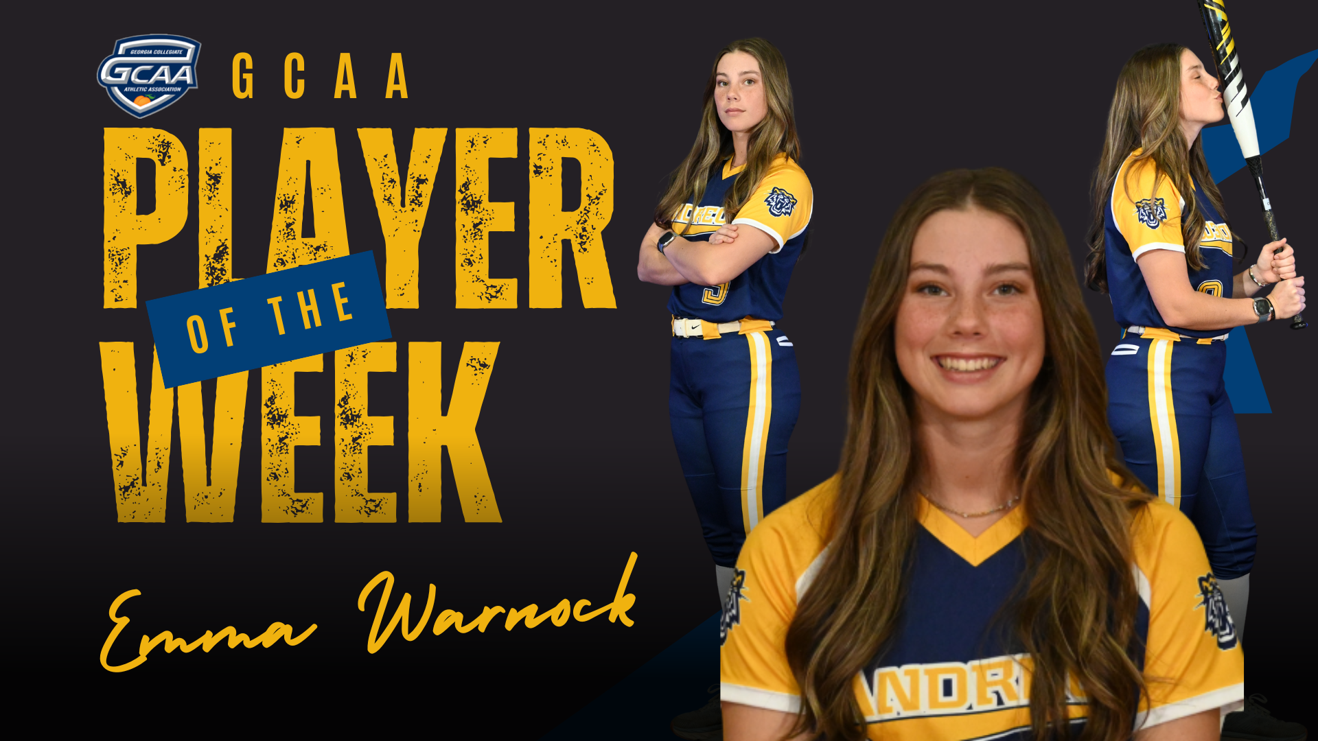 Emma Warnock named GCAA Player of the Week