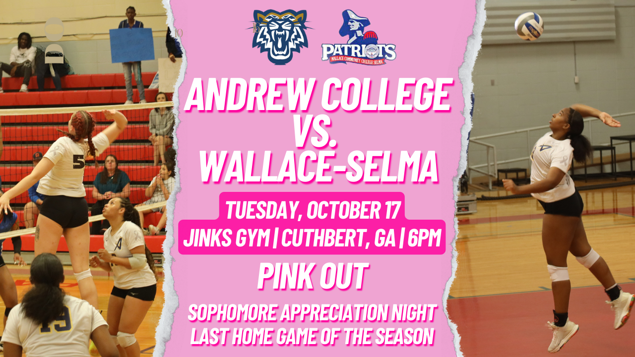 Andrew College Volleyball Hosts Annual Pink Out Game